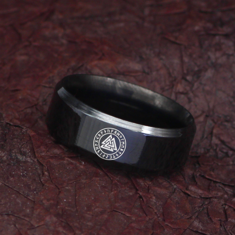 Men's Vintage Viking Rune Domineering Ring: A Symbol of Strength and Heritage