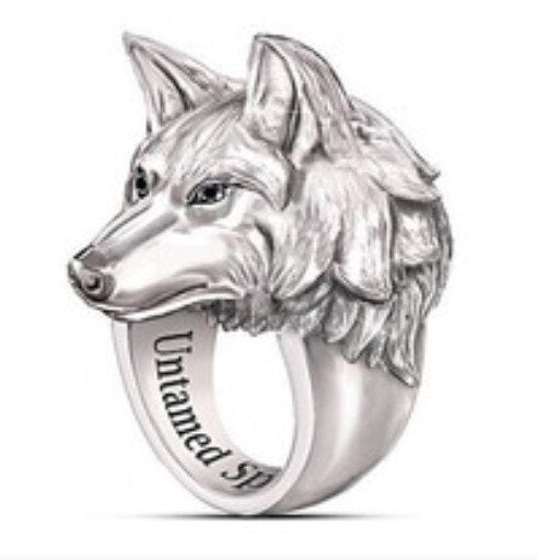 Norse Mythology Viking Warrior Wolf Ring