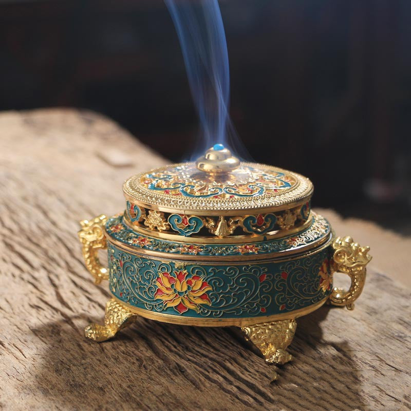 Copper Colored Incense Burner