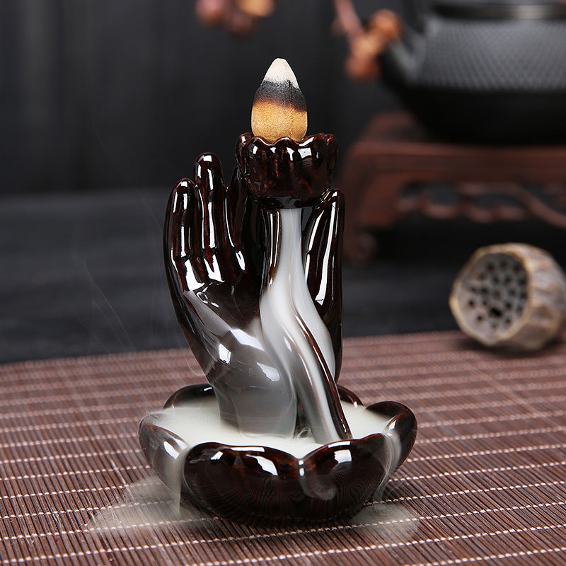 Transform Your Space with this Serene Backflow Incense Burner