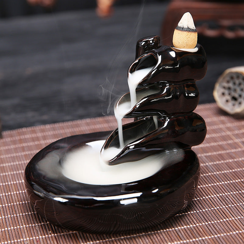 Transform Your Space with this Serene Backflow Incense Burner