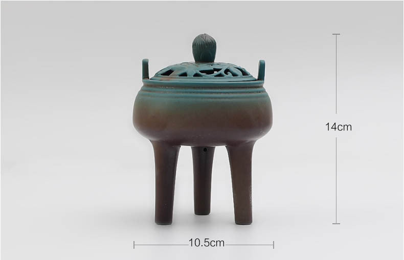 Lotus High Foot Furnace Incense Burner