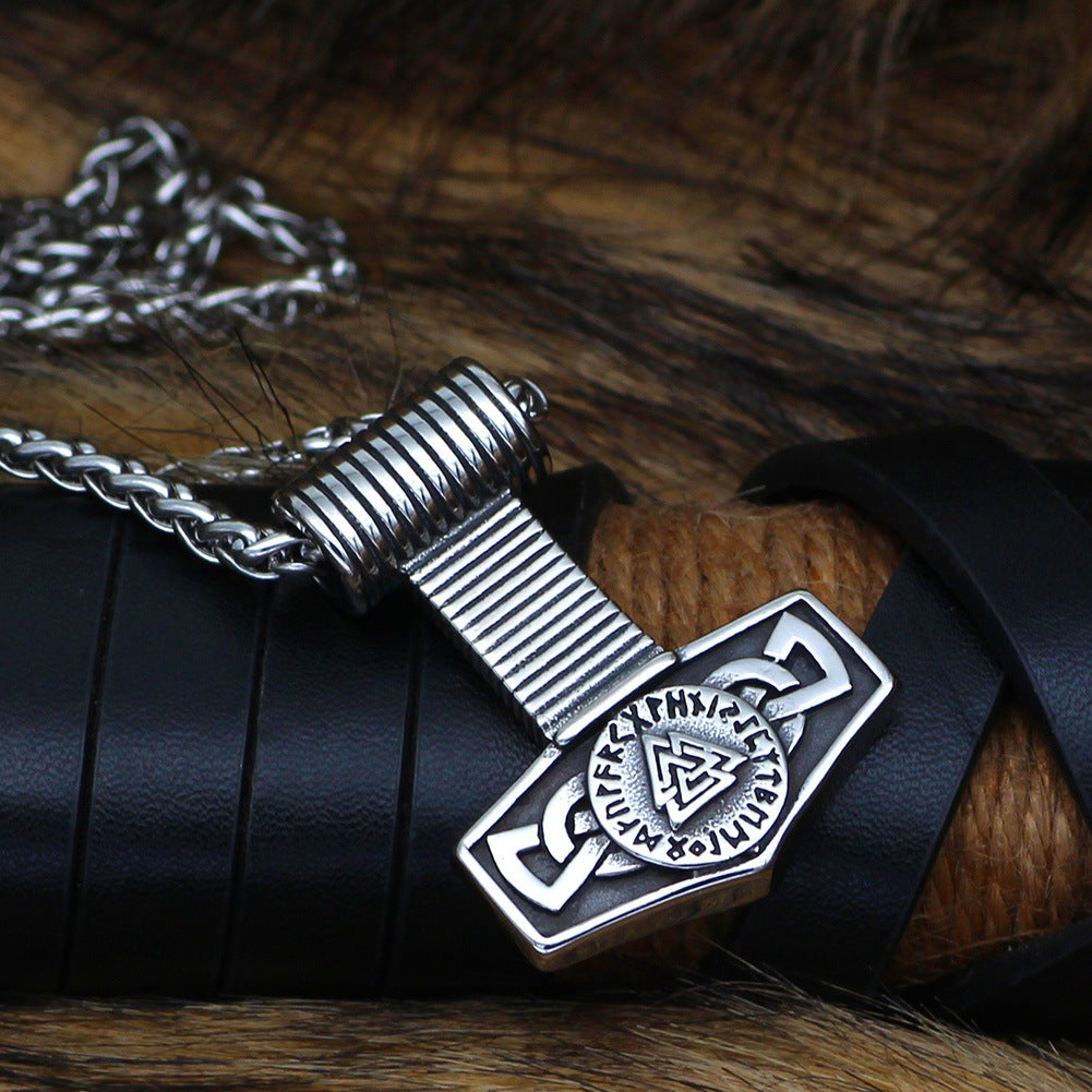 Mjolnir Hammer Pendant Necklace from the Gods