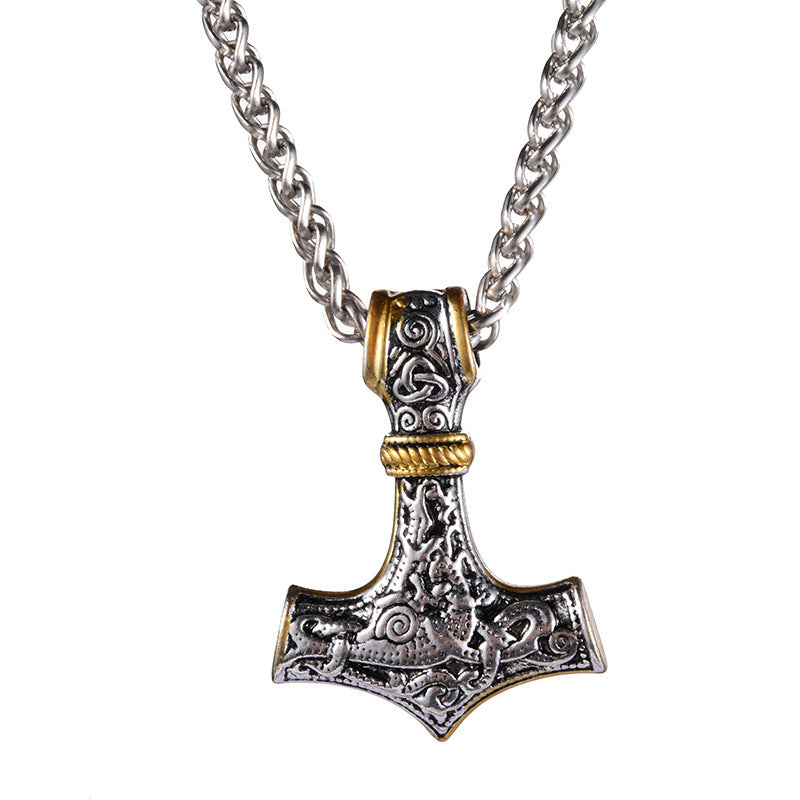 Thor is the Norse God of thunder with this exquisite Mjolnir necklace