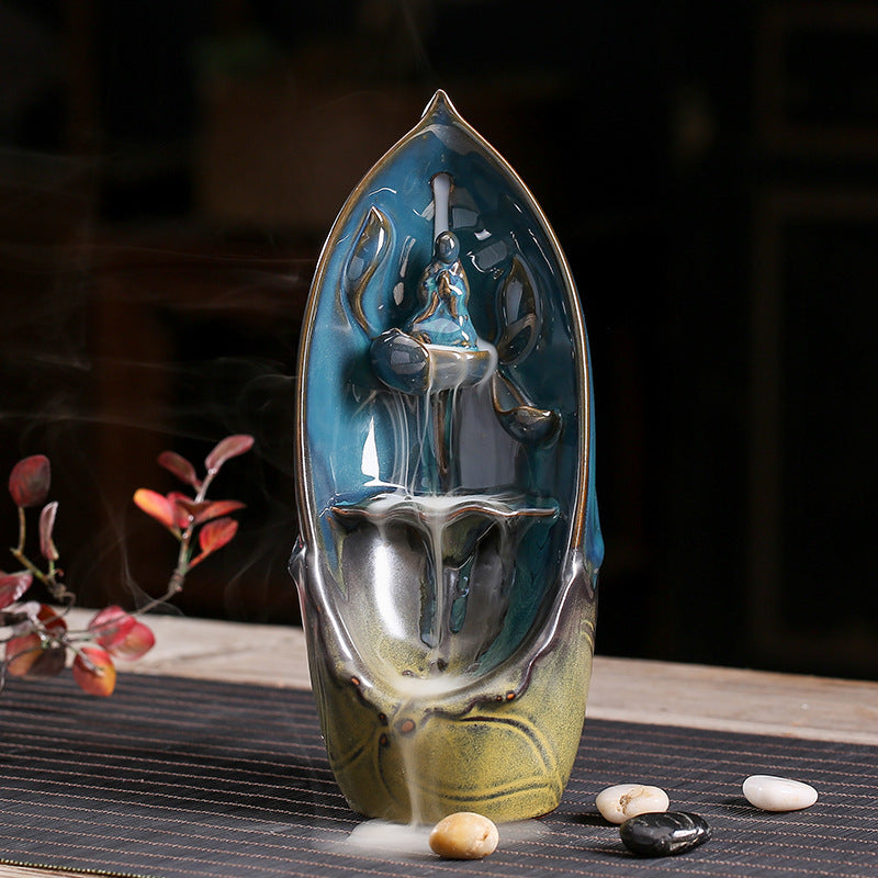 Indulge in Serenity with this Exquisite Ceramic Incense Burner