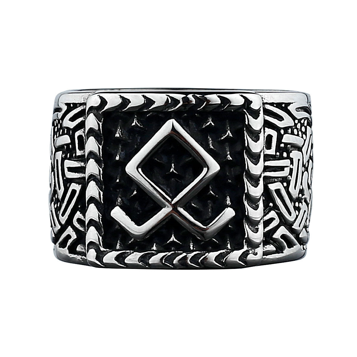 Power of Heritage with this Othal Rune Ring