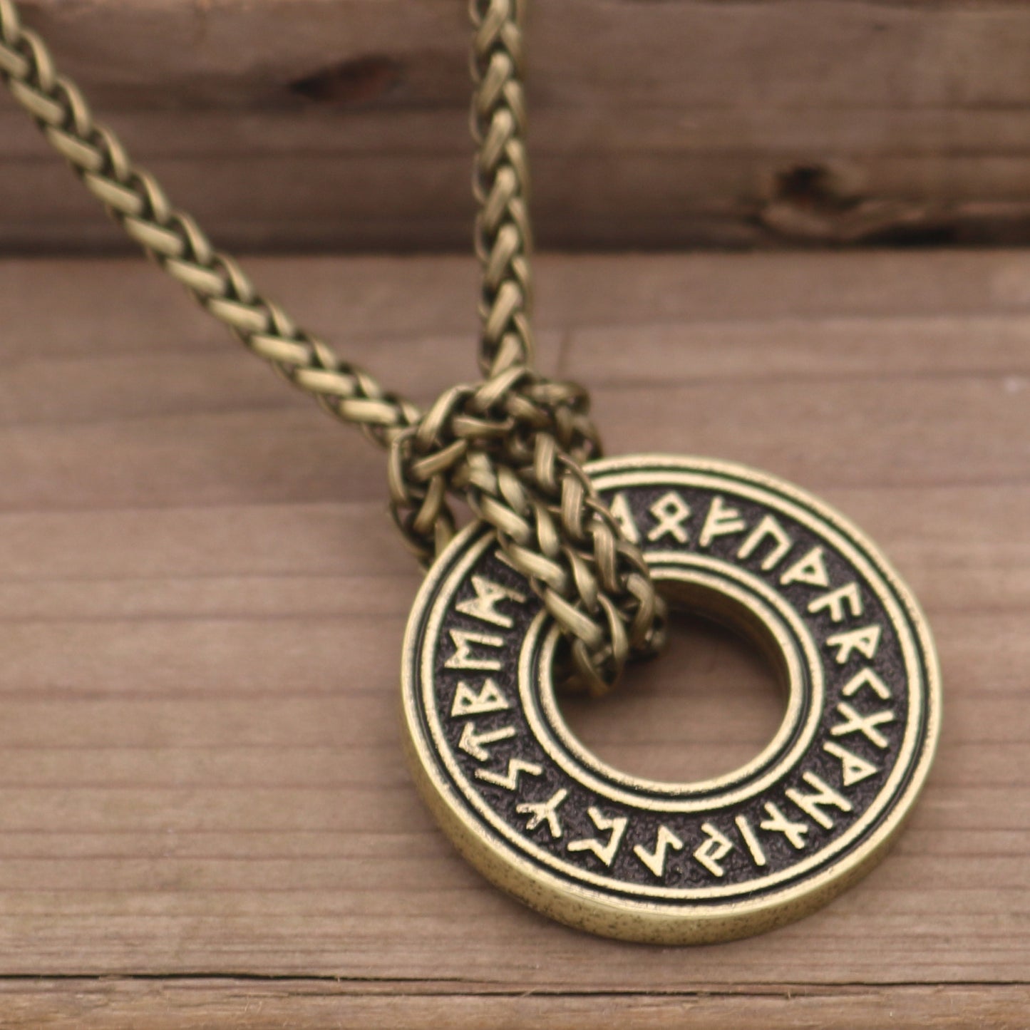 Runic Circle with  Ancient Vintage Necklace