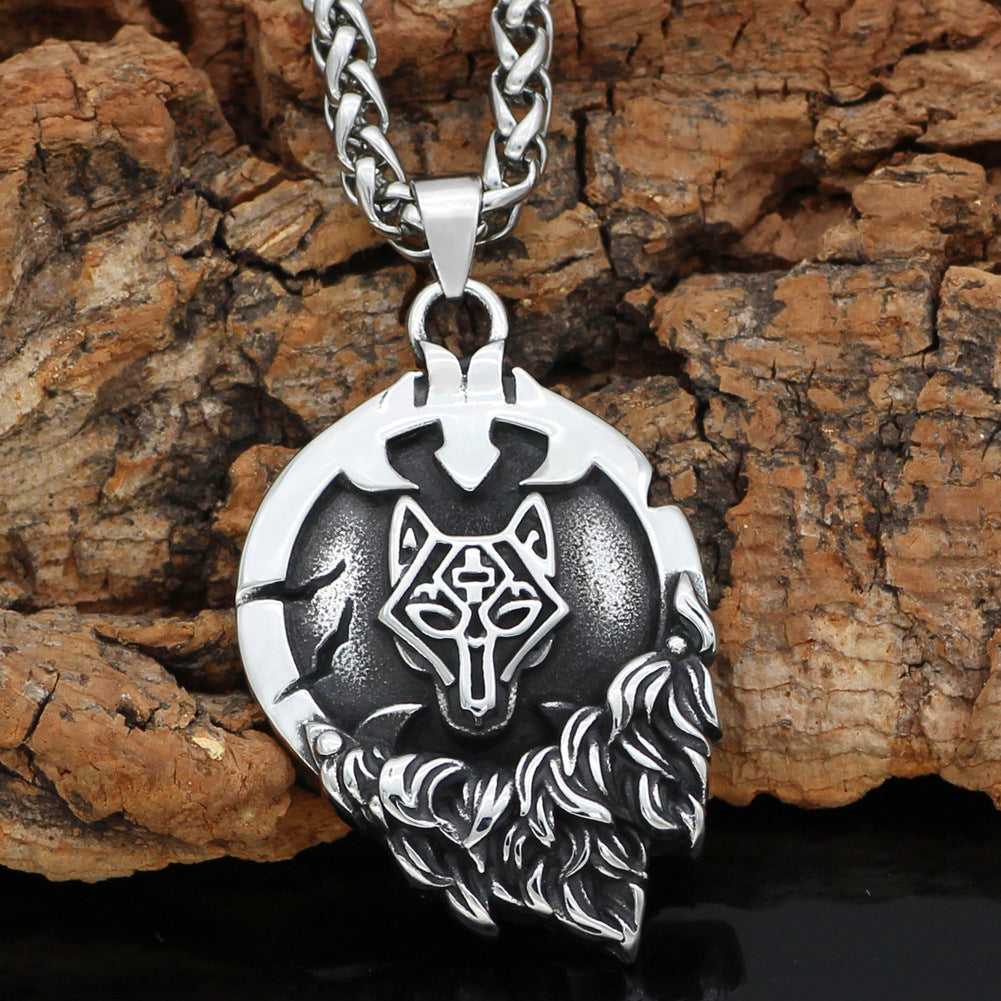 Unleash the Power Fenris with Our Viking Pendant!