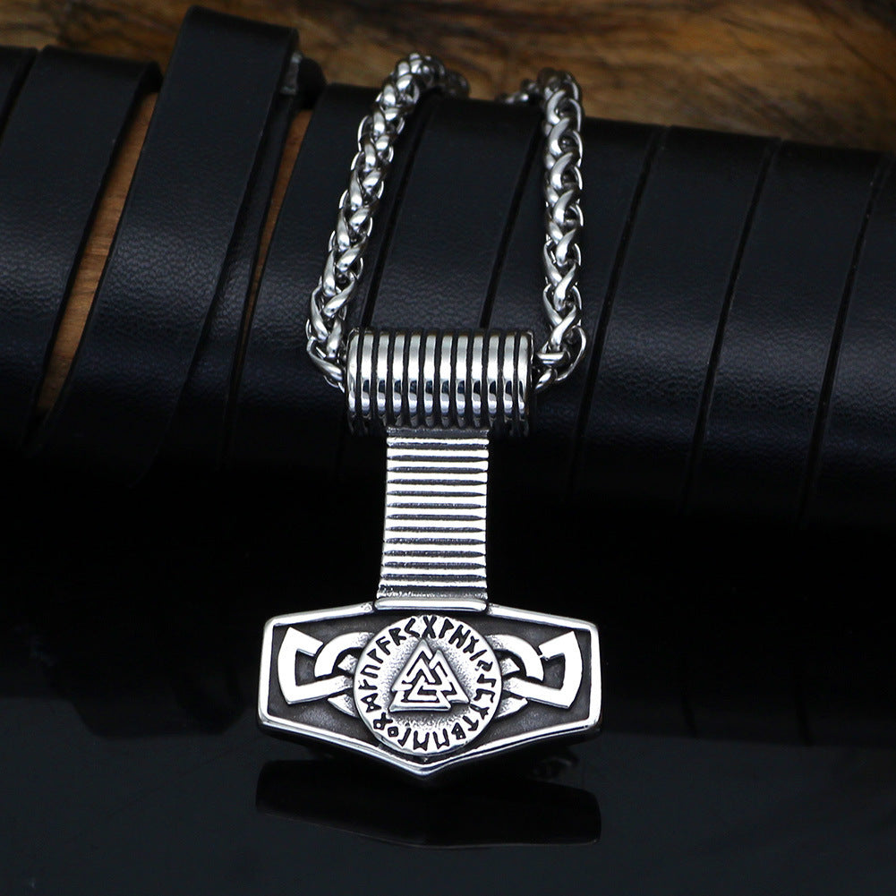 Mjolnir Hammer Pendant Necklace from the Gods