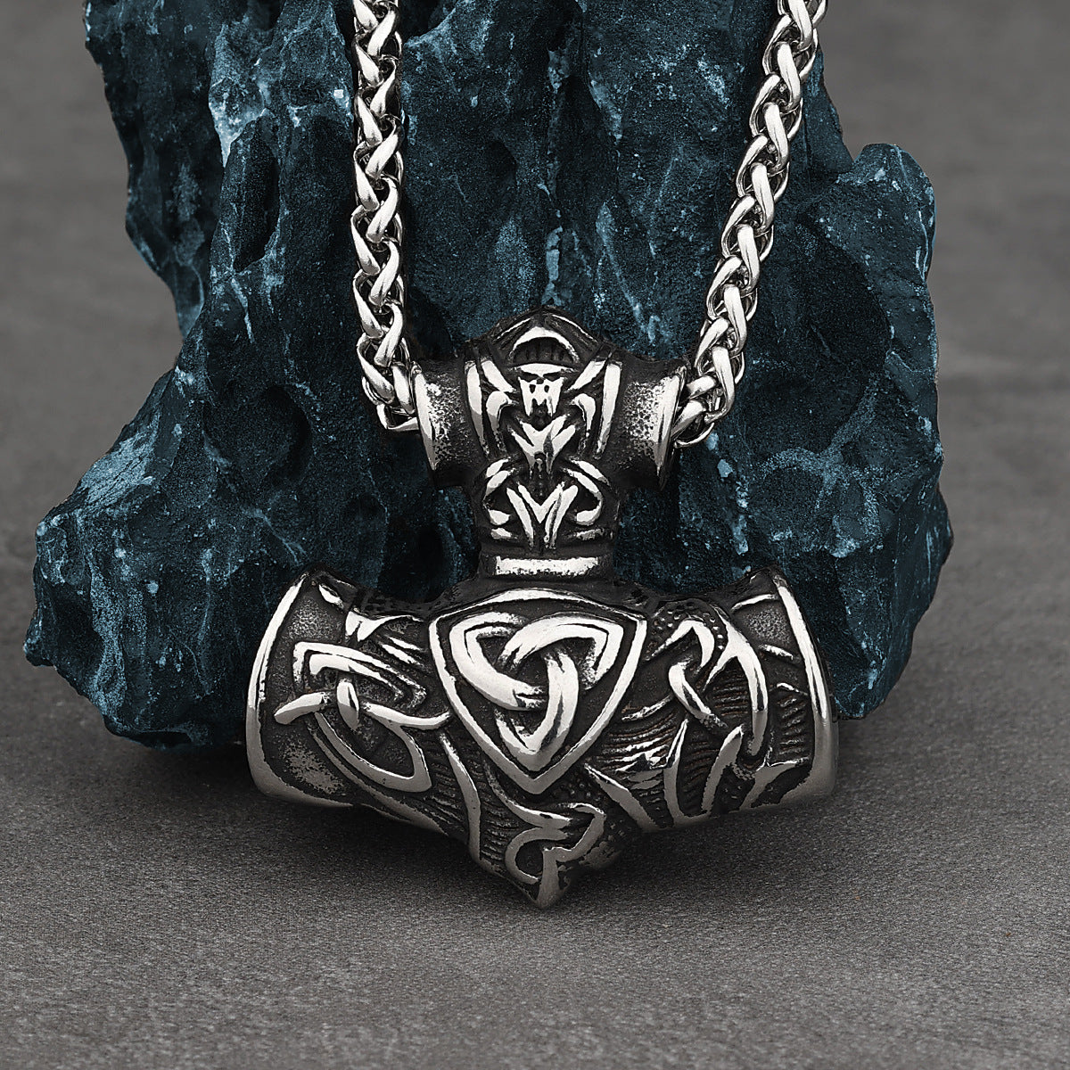 Unleash the Power of Thor’s Hammer with Our Mjölnir Necklace!