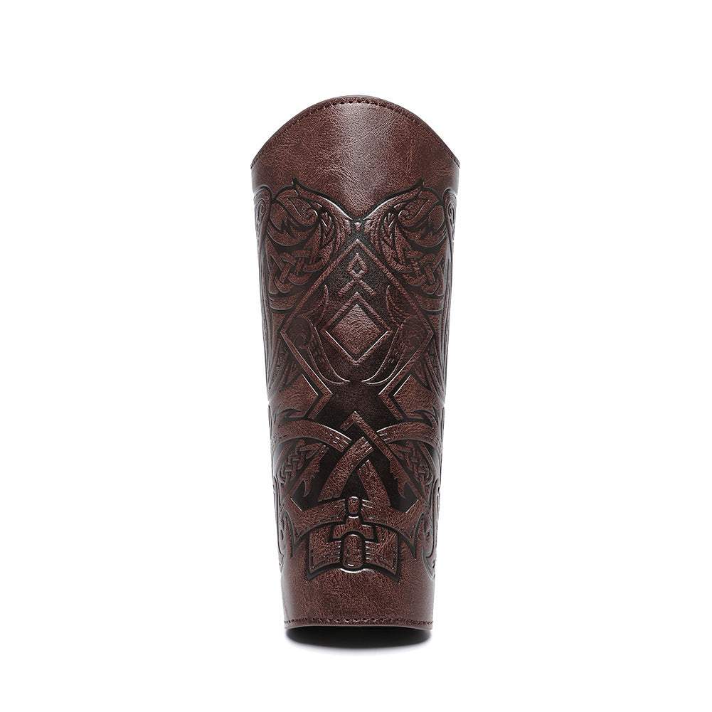 Nordic Embossed Bracers: A Touch of History