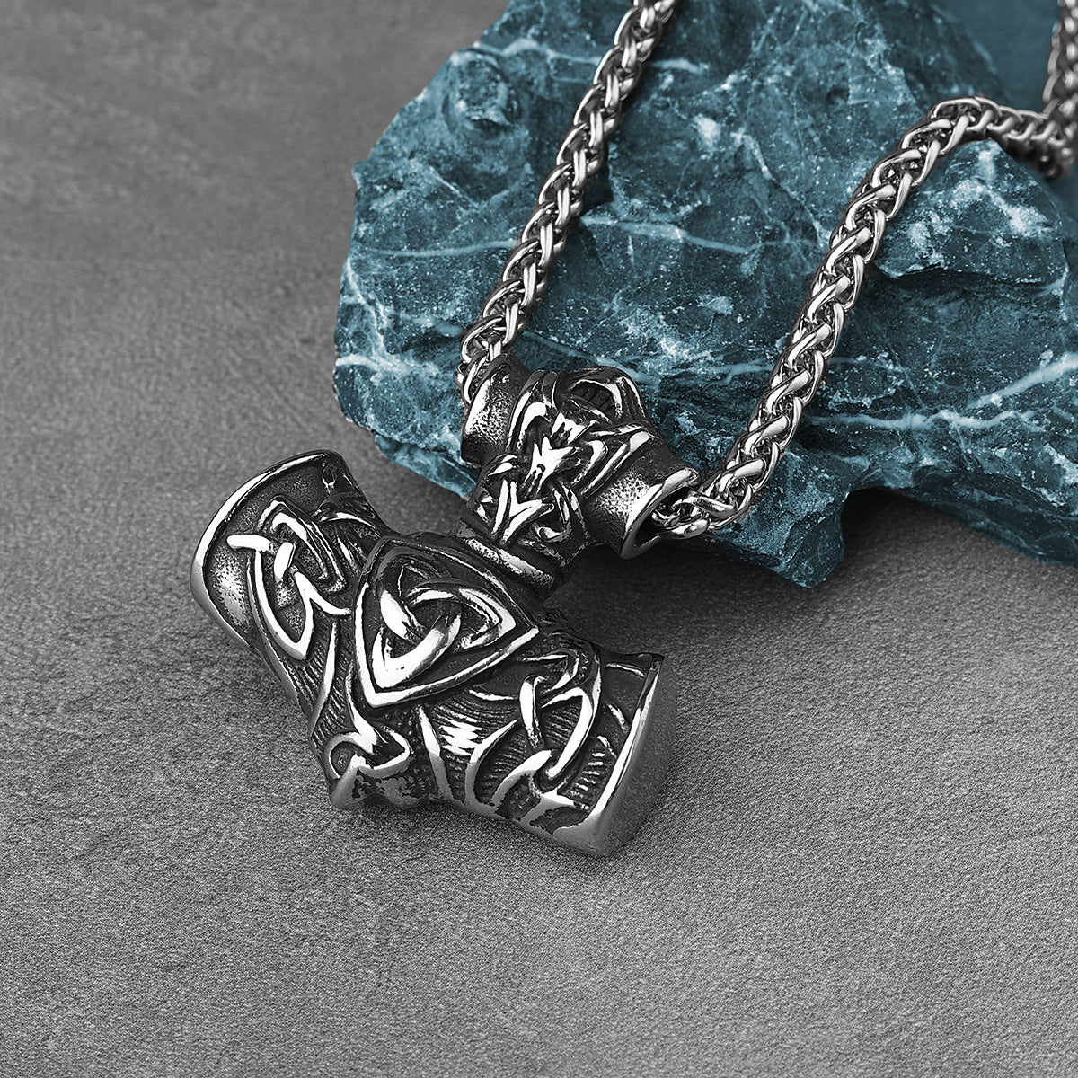 Unleash the Power of Thor’s Hammer with Our Mjölnir Necklace!