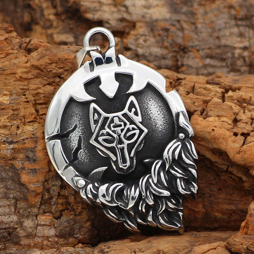 Unleash the Power Fenris with Our Viking Pendant!