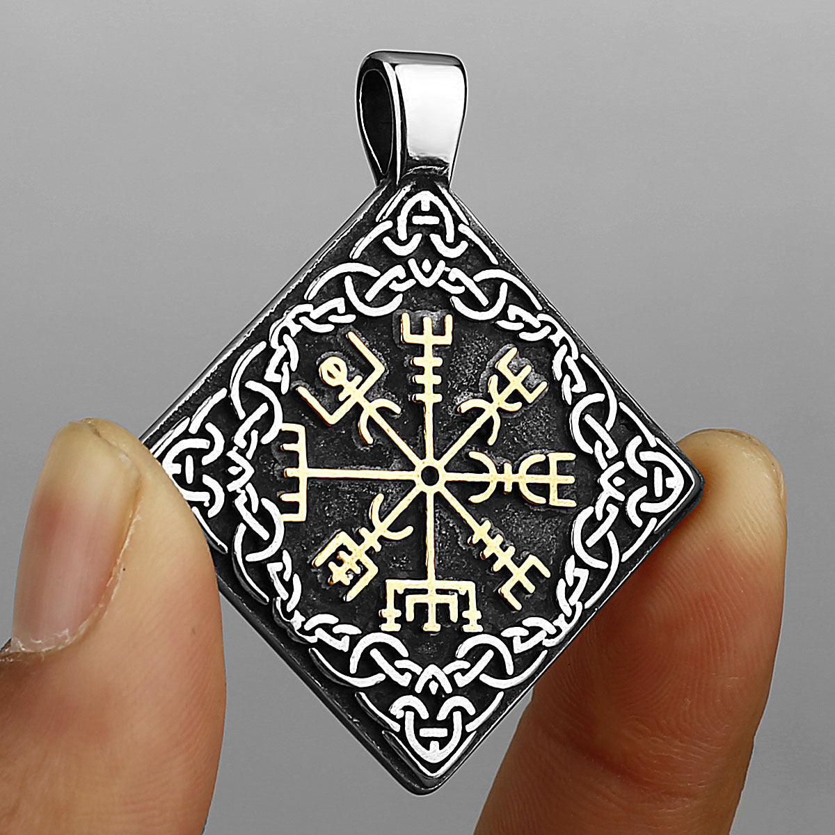 Vegvisir Titanium Pendant