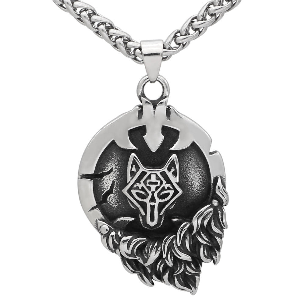 Unleash the Power Fenris with Our Viking Pendant!