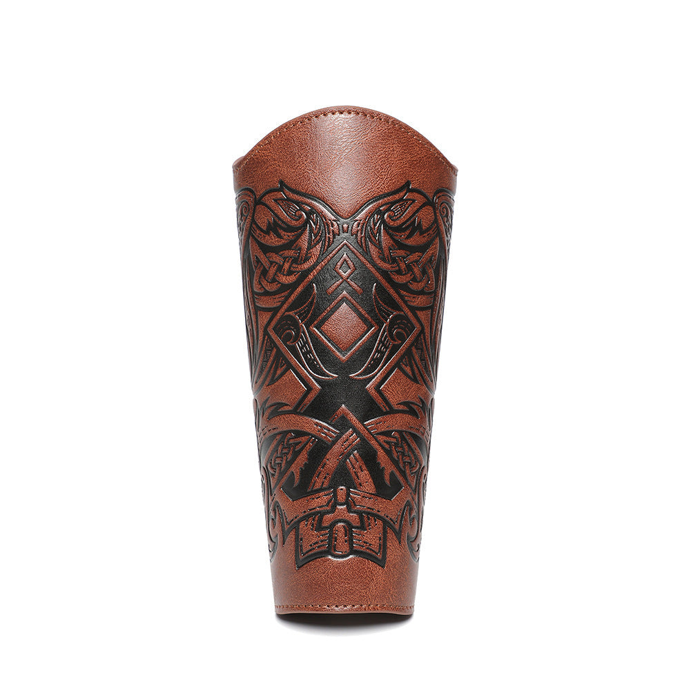 Nordic Embossed Bracers: A Touch of History